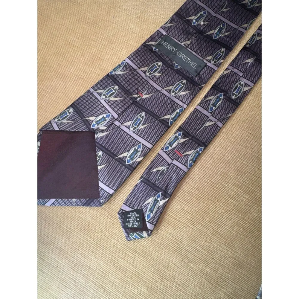 4 Ties; Henry Grethel, Stafford, Monti Mony, Milan Paris,